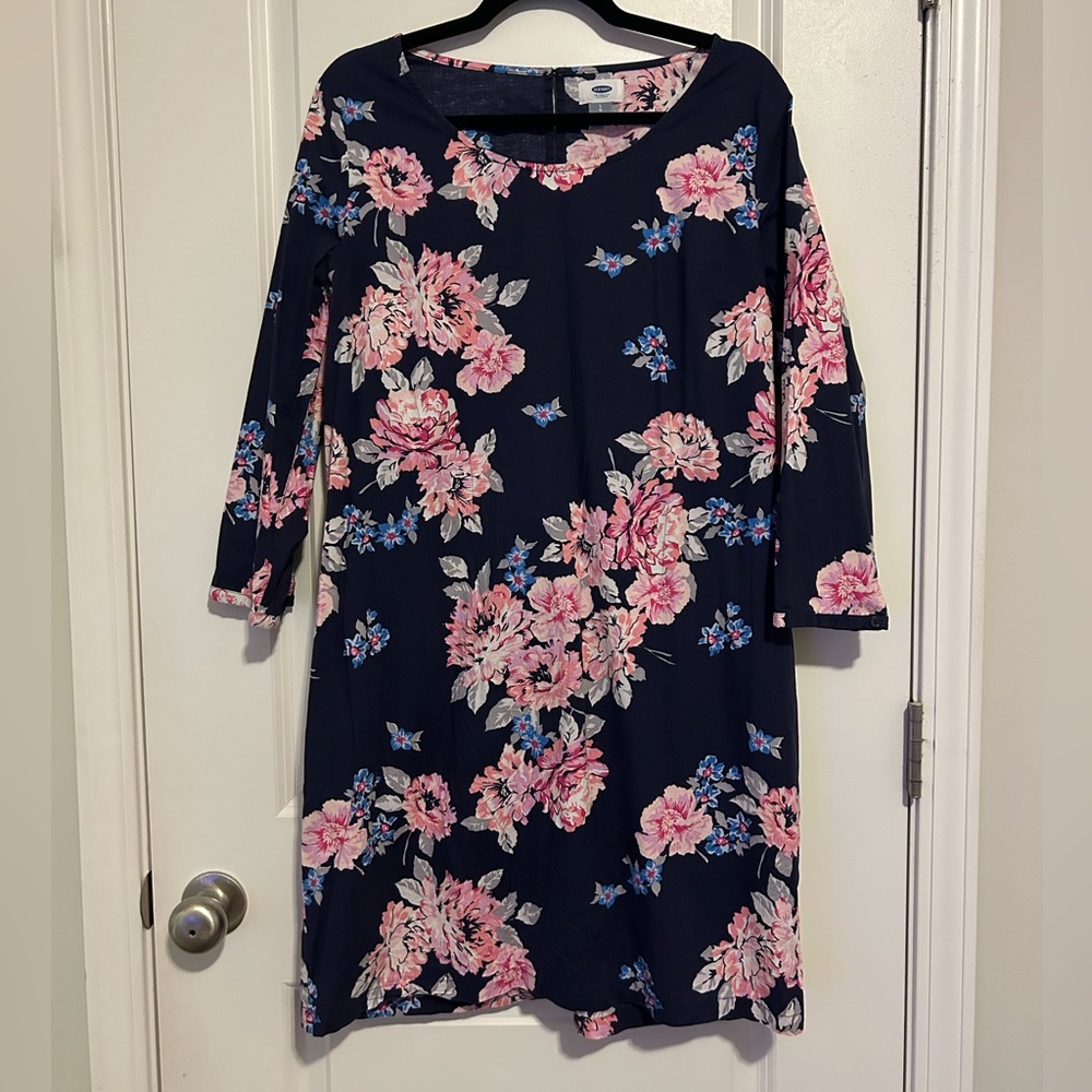 Old Navy Floral Print Shift Dress